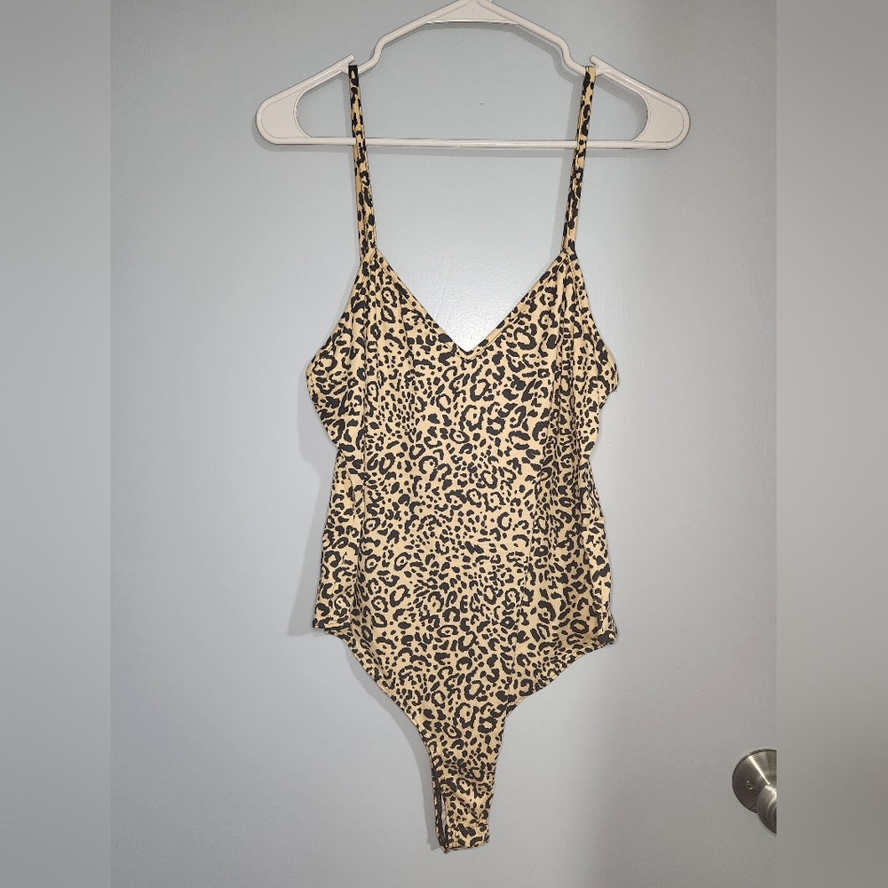 NWOT Publik Leopard Bodysuit